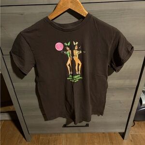 Playboy Black T-Shirt with Colorful Graphic